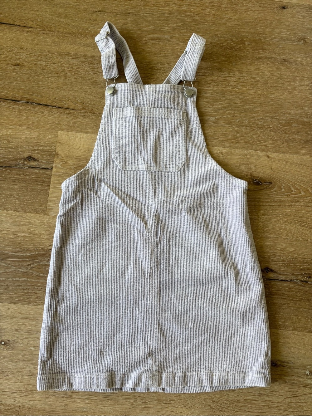 Light Purple Corduroy Overall Dress